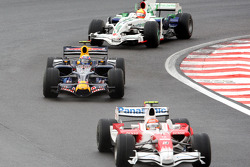 Timo Glock, Mark Webber ve Rubens Barrichello