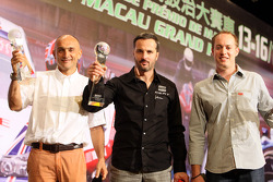 WTCC 2008 champion Yvan Muller, second place Gabriele Tarquini, third place Robert Huff