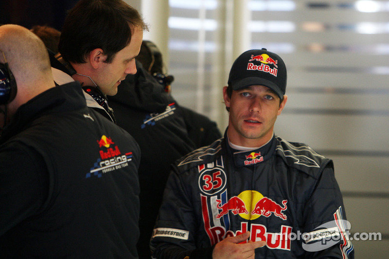 Sébastien Loeb au volant d'une Red Bull en 2008