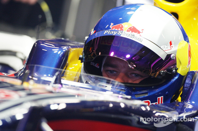 Sébastien Loeb au volant d'une Red Bull en 2008