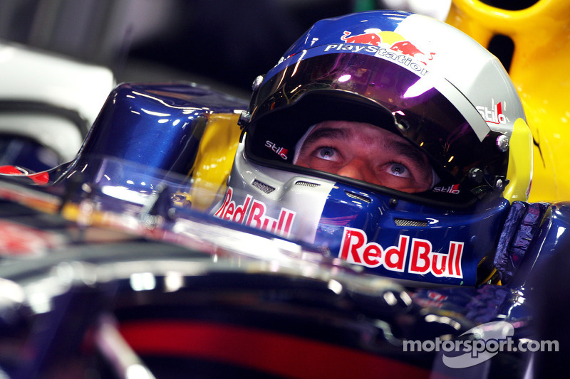 Sébastien Loeb au volant d'une Red Bull en 2008