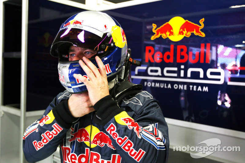 Sébastien Loeb au volant d'une Red Bull en 2008