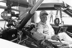 Cale Yarborough carries a CBS camera in his car for the second time and wins