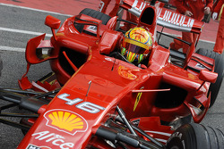 Valentino Rossi im Ferrari F2008