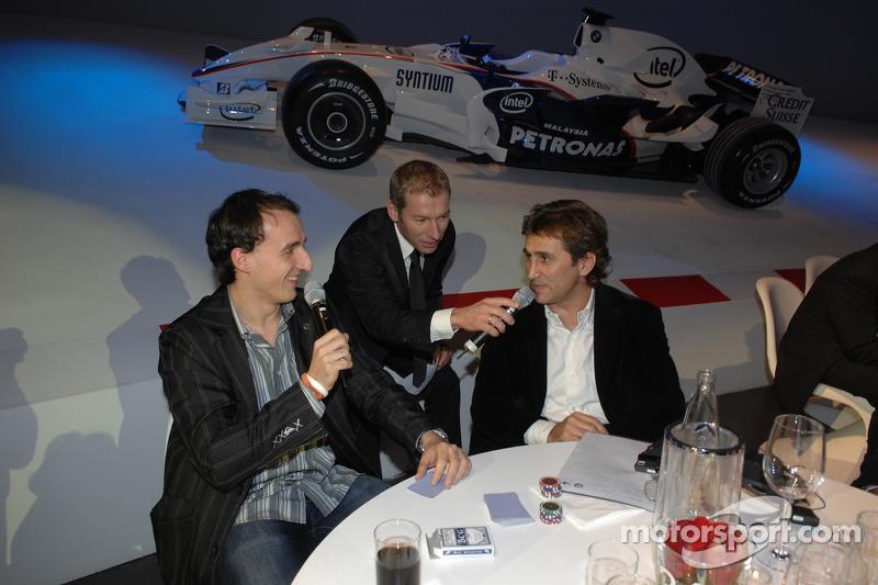 BMW Sauber F1 Team pilotu Robert Kubica ve Alex Zanardi