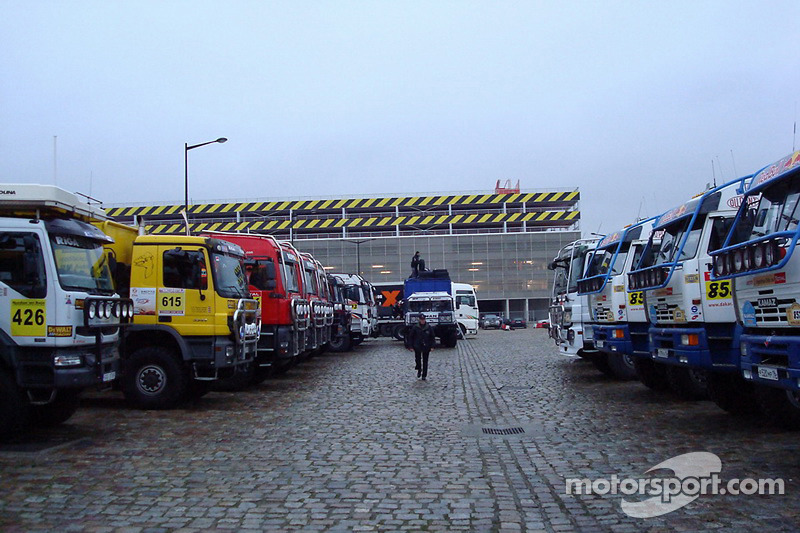 Trucks at scrutineering