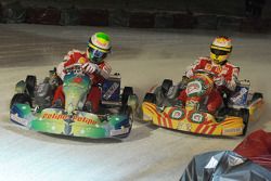 Carrera de Kart en hielo: Felipe Massa