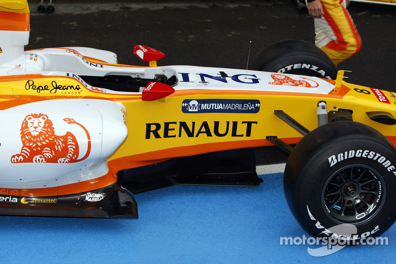 Detail of the new Renault R29