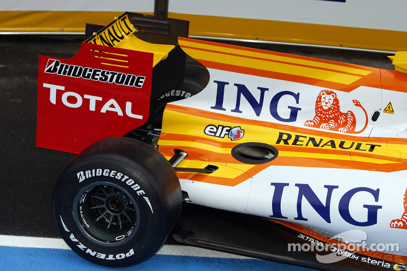 Detail of the new Renault R29