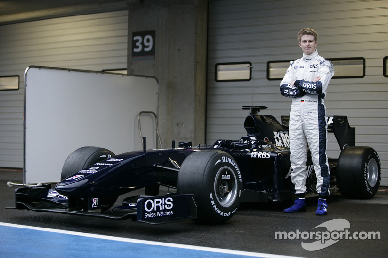 Nico Hulkenberg, piloto de pruebas WilliamsF1 Team con el Williams FW31