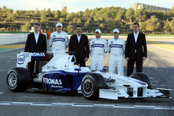 Walter Riedl, Robert Kubica, Dr. Mario Theissen, Nick Heidfeld, Christian Klien and Markus Duismann