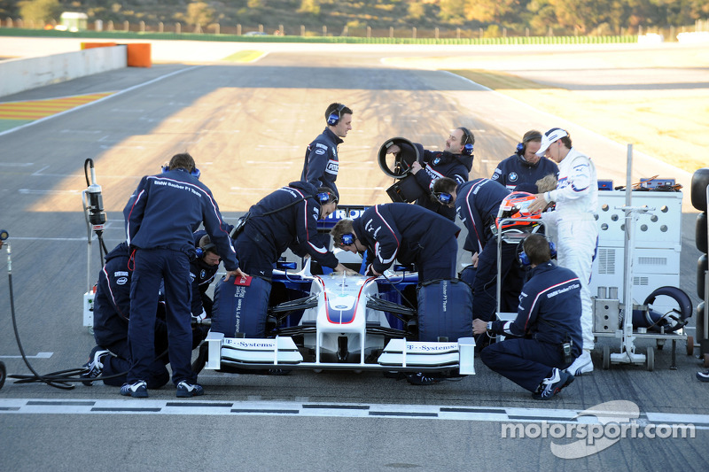 Robert Kubica, BMW Sauber F1 Team first installation lap