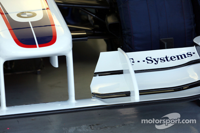 Technical detay, ön kanat, Robert Kubica, BMW Sauber F1 Team