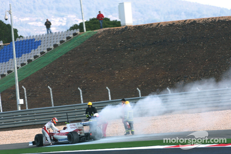 Timo Glock, Toyota F1 Team stop, track ve yeni TF109