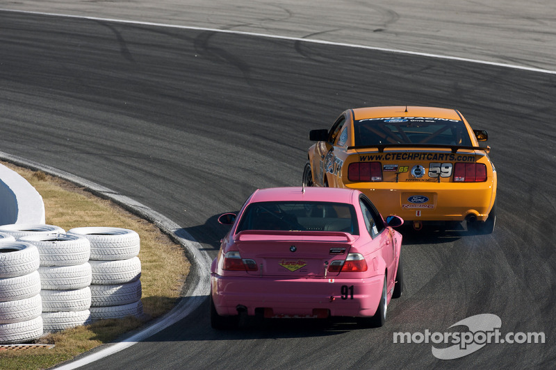 #59 Rehagen Racing Ford Mustang GT: Dean Martin, Larry Rehagen, #91 BMW M3 Coupé automatique: David