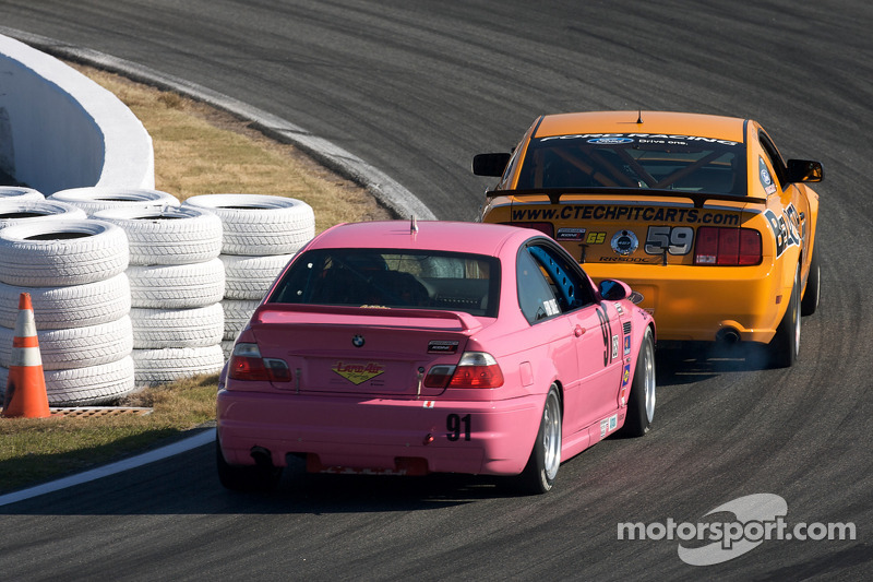 #59 Rehagen Racing Ford Mustang GT: Dean Martin, Larry Rehagen, #91 BMW M3 Coupé automatique: David