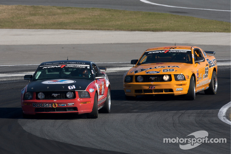 #61 Horsepower Ranch Ford Mustang GT: Hugh Plumb, Jack Roush, #59 Rehagen Racing Ford Mustang GT: De