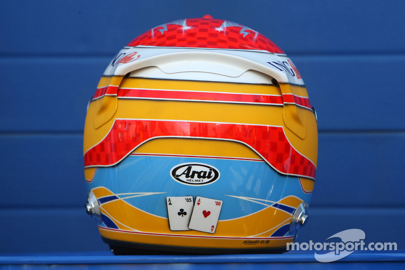 Casco de Fernando Alonso, Renault F1 Team