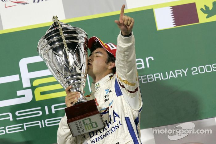 Podio: ganador Sergio Pérez