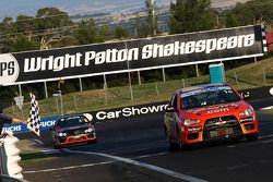 #1 Rod Salmon, Tony Longhurst, Damien White take the win in the Mitsubishi Lancer Evo X for a second year in a row