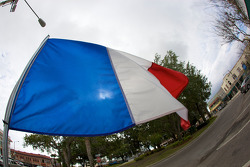 French flag in downtown Sebring