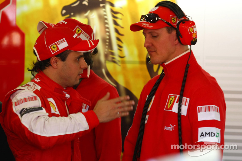 Felipe Massa e Michael Schumacher