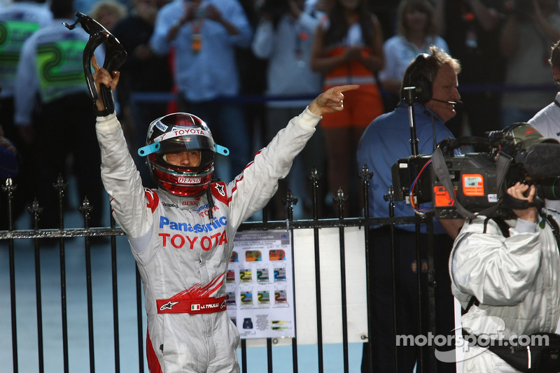 Le troisième de la course Jarno Trulli, Toyota Racing