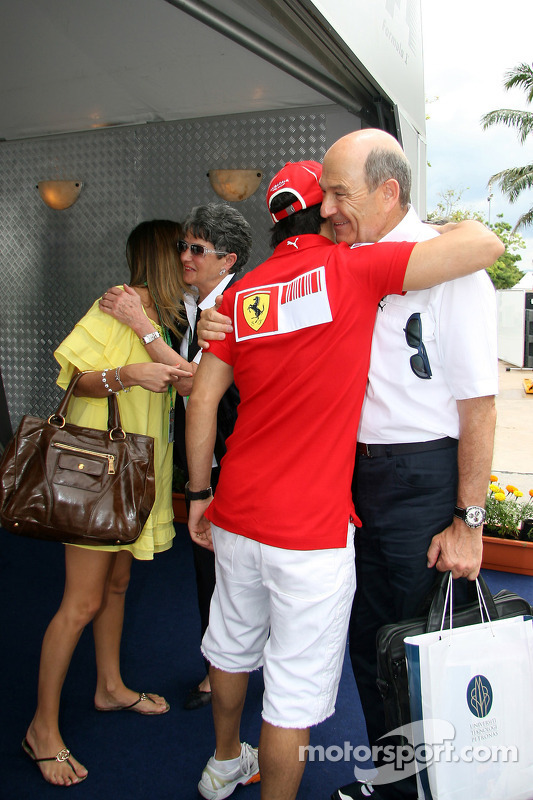 Felipe Massa with Peter Sauber