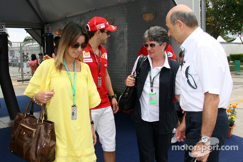 Felipe Massa with Peter Sauber