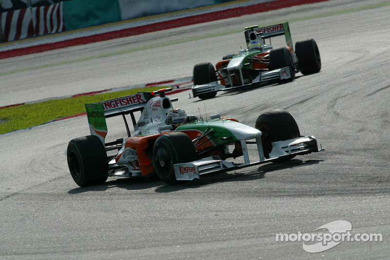 2009: Force India VJM02 Mercedes (один подиум, 9-е место в КК)