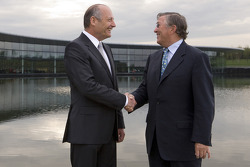 Ron Dennis, Executive Chairman of McLaren Automotive, and Richard Lapthorne, Non-Executive Chairman