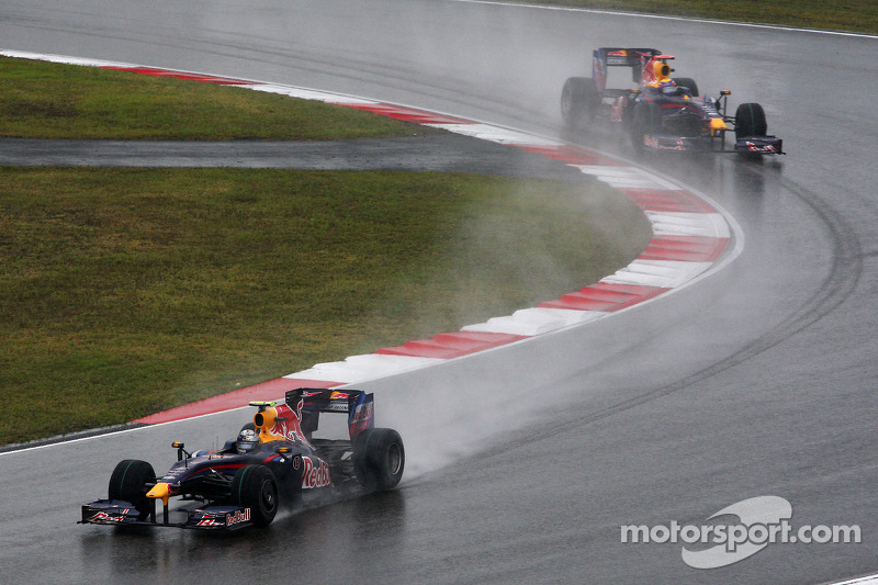 Sebastian Vettel, Red Bull Racing and Mark Webber, Red Bull Racing