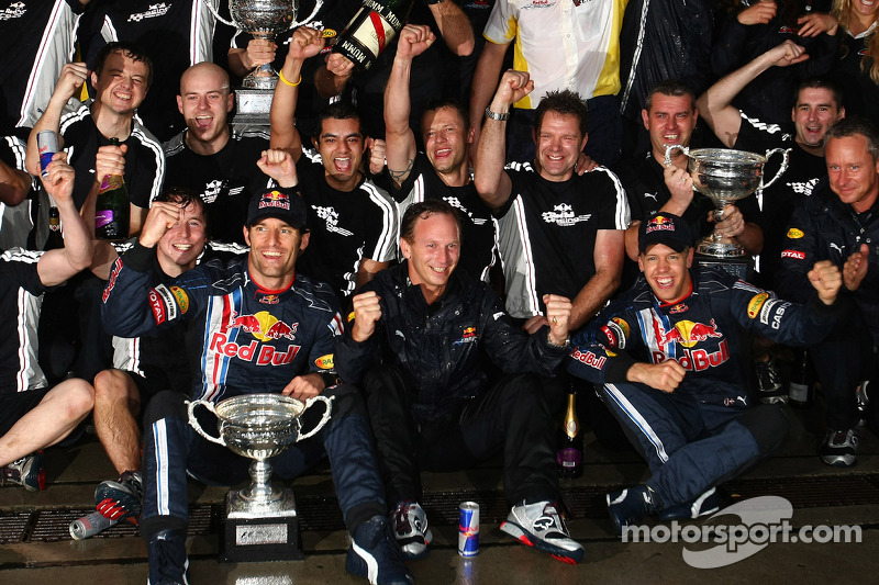 O GP da China marcou ainda a primeira vitória da equipe na categoria. Nos quatro anos seguintes, a parceria Red Bull-Vettel conquistou todos os títulos de pilotos e construtores