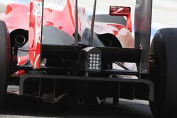 Le diffuseur arrière de Kimi Raikkonen, Scuderia Ferrari