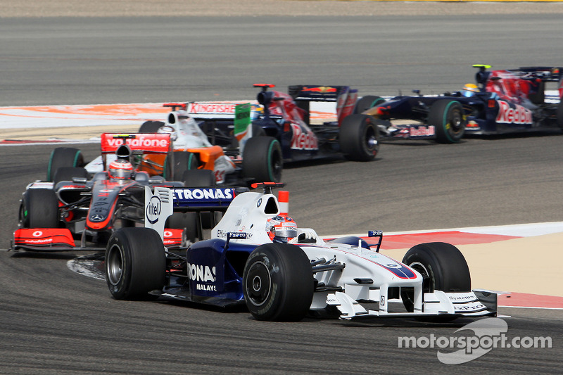 Robert Kubica, BMW Sauber F1 Team ve demolished ön kanat