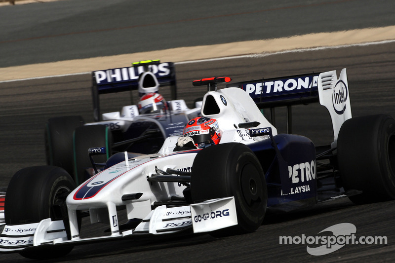 Robert Kubica, BMW Sauber F1 Team lidera a <b>Kazuki Nakajima</b> ...