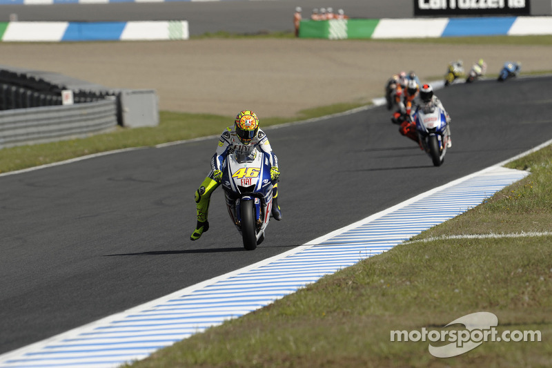 Valentino Rossi, Fiat Yamaha Team y Jorge Lorenzo, Fiat Yamaha Team