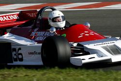 Forces G et soleil à l'Eau Rouge, Luciano Quaggia (I) Theodore TR1 N°36, F1 Storiche (1978)