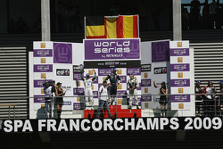 Podium : vainqueur Marcos Martinez, deuxième Bertrand Baguette, troisième Miguel Molina