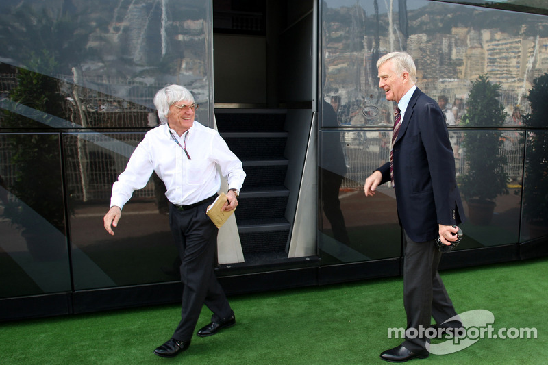 Bernie Ecclestone and Max Mosley, FIA President