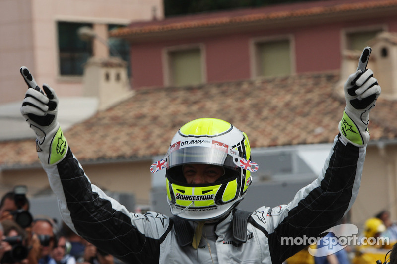 Ganador de la Pole Position Jenson Button, Brawn GP