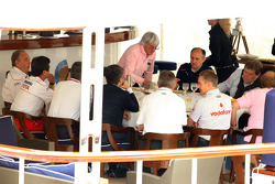 FOTA meeting on the boat of Flavio Briatore, Renault F1 Team, Team Chief, Managing Director