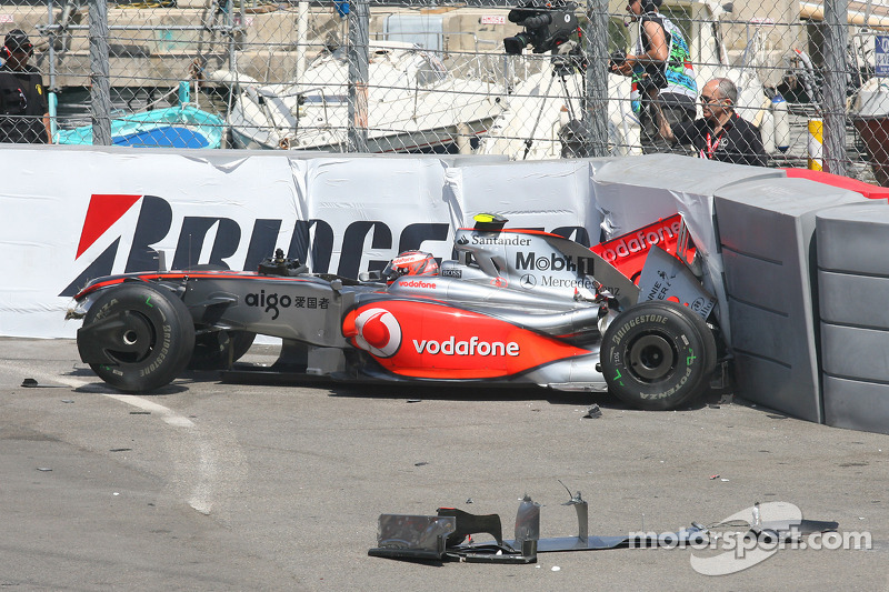 2009 - Crash à Monaco