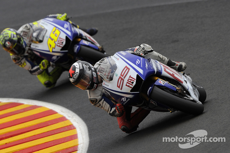 Jorge Lorenzo y Valentino Rossi
