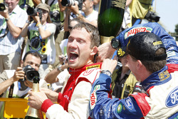 Podium: second place Sébastien Ogier, Citroen Junior Team Citroen C4 WRC