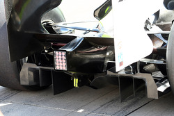Le diffuseur arrière de la voiture Brawn GP