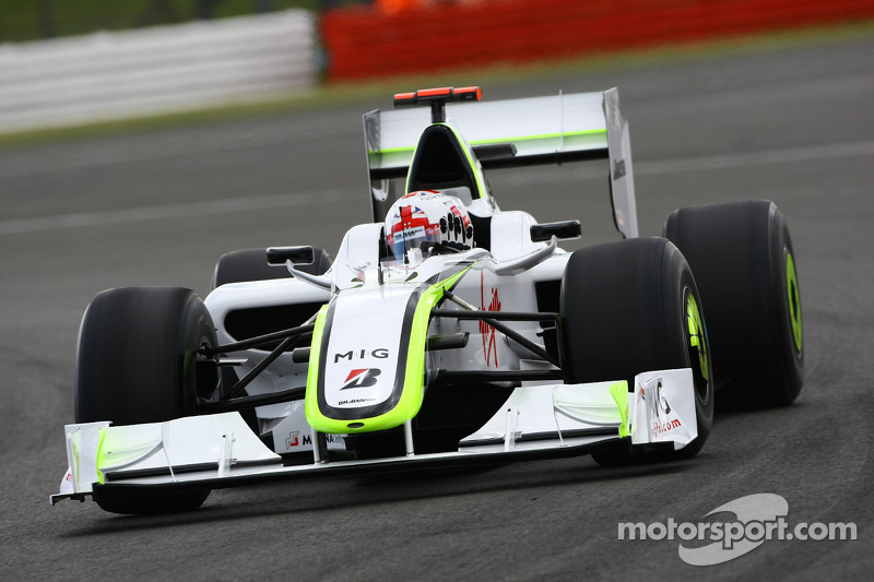 Jenson Button, Brawn GP / wave his hand