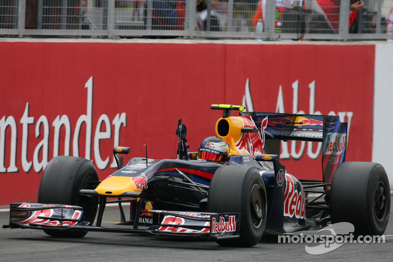 Ganador del Gran Premio de Gran Bretaña de F1 2009: Sebastian Vettel (Red Bull-Renault RB5)