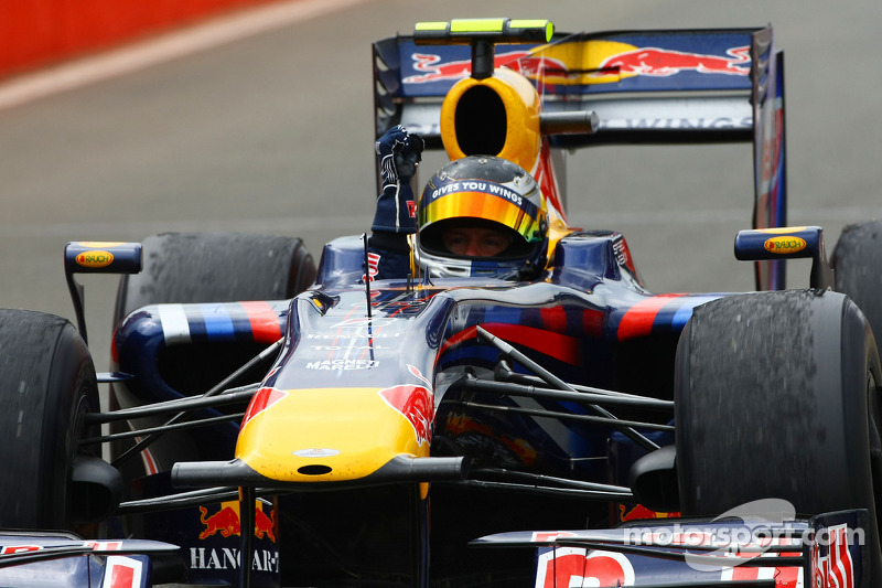 Race winner Sebastian Vettel, Red Bull Racing