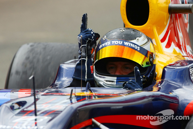 Yarış galibi Sebastian Vettel, Red Bull Racing